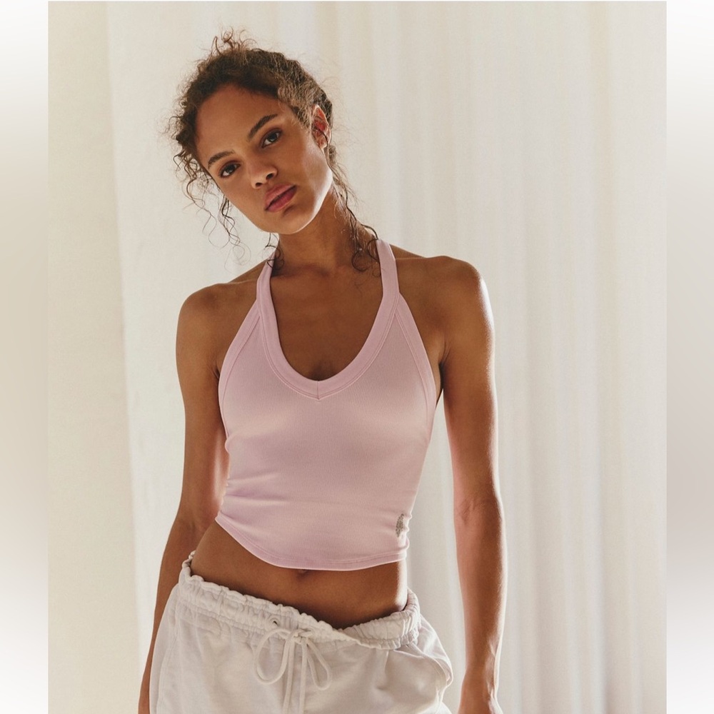 Free People Movement All Clear V Neck Cami/Tank. Size M/L NWOT. Taupe colour